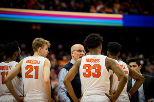 Syracuse cut the deficit to one at one point, but lost by 18 points.